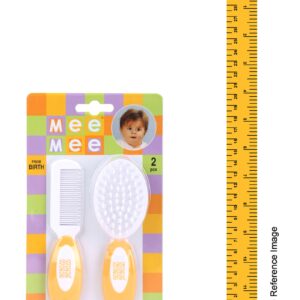 Mee Mee Soft Grip Brush And Comb Set - Orange-664