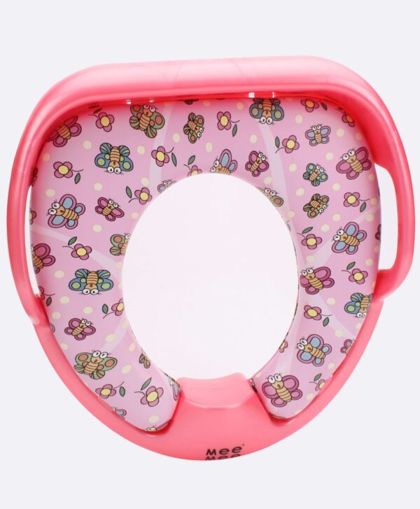 Mee Mee Cushioned Potty Seat With Handles - Pink-519