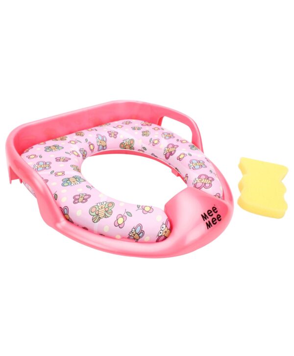 Mee Mee Cushioned Potty Seat With Handles - Pink-516