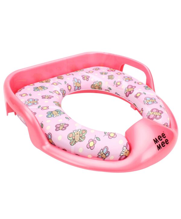 Mee Mee Cushioned Potty Seat With Handles - Pink-0