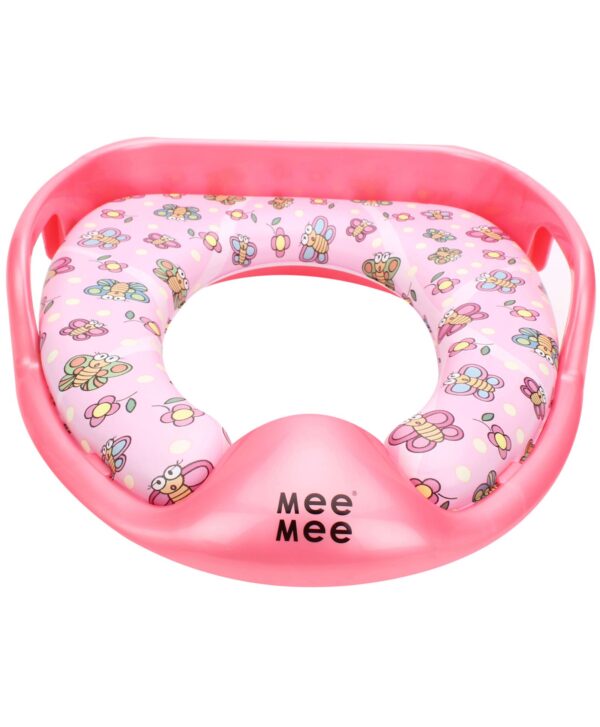 Mee Mee Cushioned Potty Seat With Handles - Pink-522