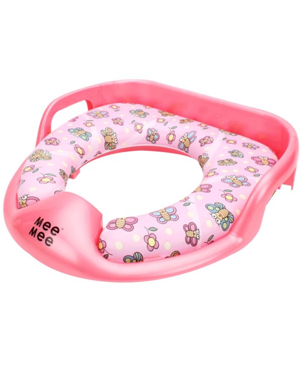 Mee Mee Cushioned Potty Seat With Handles - Pink-517