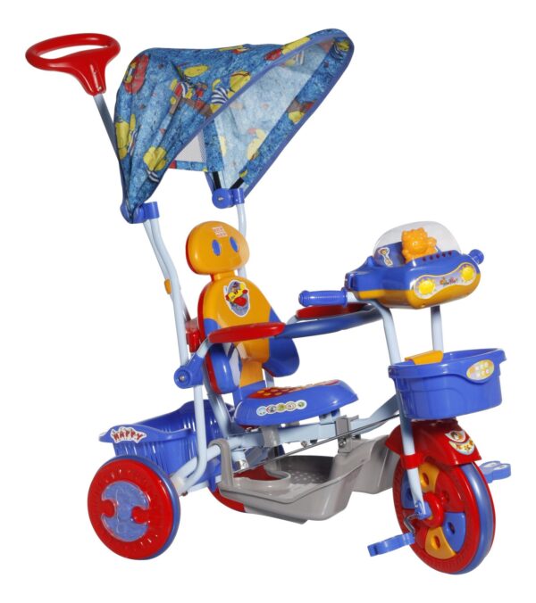 Mee Mee Lets Explore Tricycle with Canopy Blue - BT-860 A-0