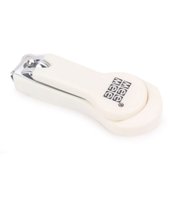 Mee Mee Nail Cutter With Cover - White-0