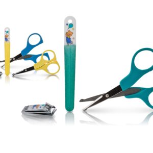 Nuby Manicure Set : Scissors Nail Clipper and File-0