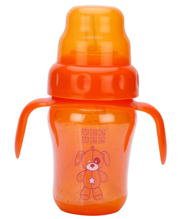 Mee Mee Straw Sipper Cup Orange - 210 ml-0