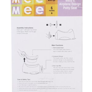 Mee Mee Baby Potty Seat Airplane Design - Blue-551