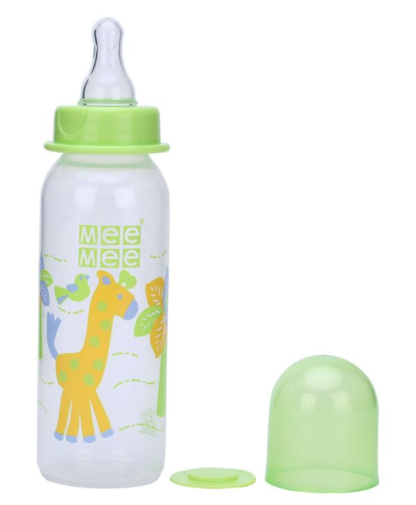 Mee Mee Green Feeding Bottle Giraffe Print - 250 ml-691