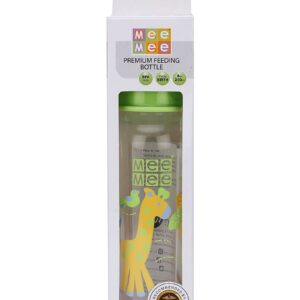 Mee Mee Green Feeding Bottle Giraffe Print - 250 ml-696