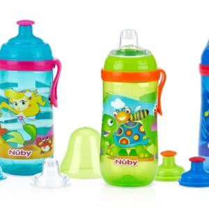 Nuby 360 ml Busy Sipper Free Flow - Color & Print May Vary-0