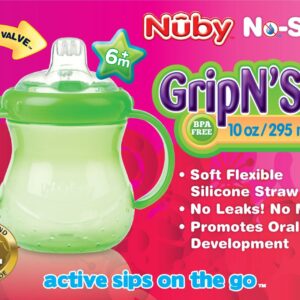 Nuby 210ml 2 Handle Grip-n-sip Cup - Colors May Vary-2564