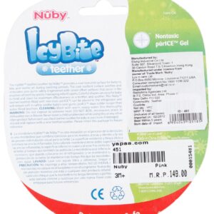 Nuby Icy Bite Triangle Shape Teether 451 - Colours May Vary-0
