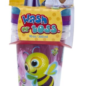 Nuby Wash Or Toss Sipper 300 ml Pack Of 3 -Color & Design May Vary-0