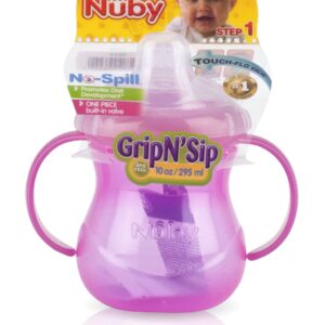 Nuby 210ml 2 Handle Grip-n-sip Cup - Colors May Vary-0