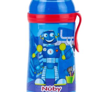 Nuby 360 ml Busy Sipper Free Flow - Color & Print May Vary-2569