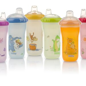 Nuby Insulated Tinted Printed Cup - Colours and Designs May Vary-0
