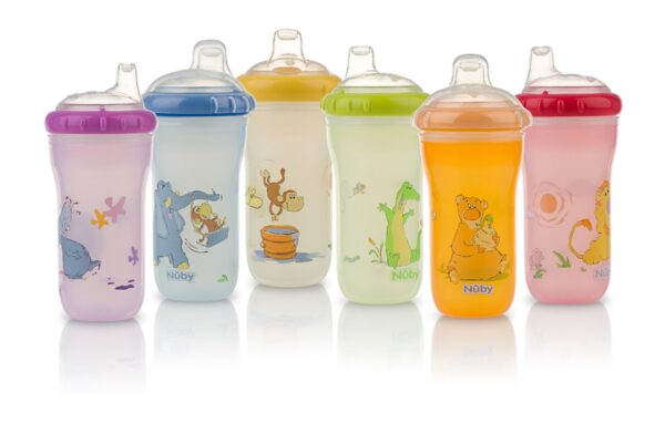 Nuby Insulated Tinted Printed Cup - Colours and Designs May Vary-0