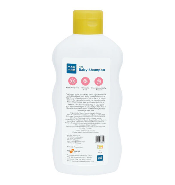 Mee Mee Mild Baby Shampoo with Fruit Extracts - 500ml-17373