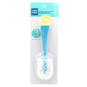 Mee Mee Thick Bristled Bottle Cleaning Brush - Blue-17366