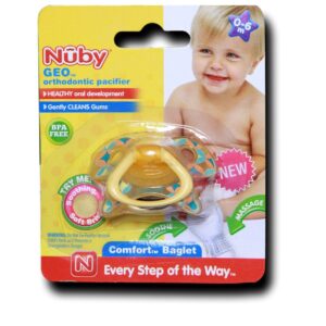 Nuby Geo Orthodontic Pacifier-2617