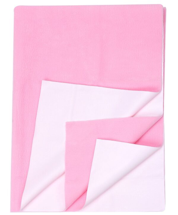 Quick Dry Plain Waterproof Bed Protector Sheet (S) - Pink-0