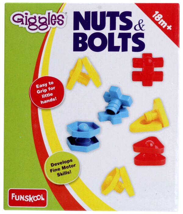 Giggles Nuts And Bolts Game - 24 Pieces-3628