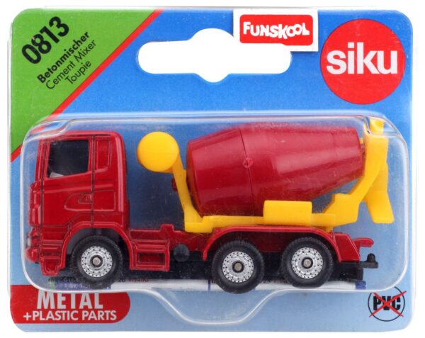 Siku Funskool Cement Mixer - Red-0