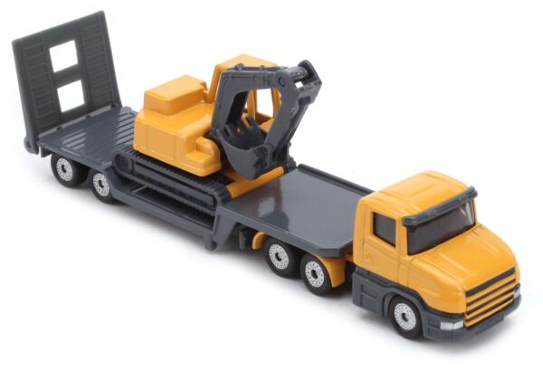 Siku Funskool Low Load and Excavator- Yellow-3467