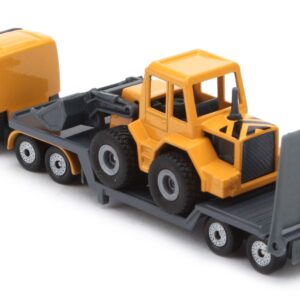 Funskool Siku Low Loader and Front Loader- Yellow-3343