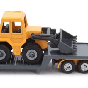 Funskool Siku Low Loader and Front Loader- Yellow-3345