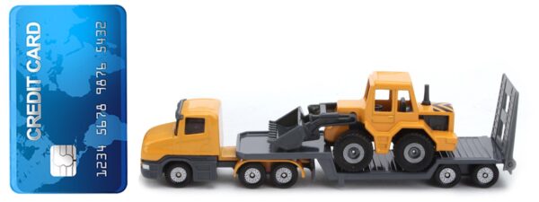 Funskool Siku Low Loader and Front Loader- Yellow-3348