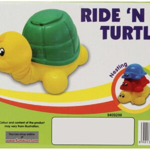 Giggles Ride n Hide Turtles - Multicolor-3901