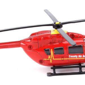Siku Funskool Country Air Ambulance Helicopter - Red-3421