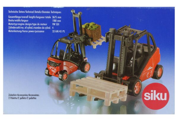 Siku Funskool Forklift Truck - Red And Black-3459