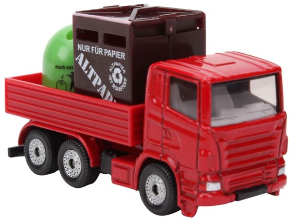 Siku Funskool Recycling Transporter - Red-0