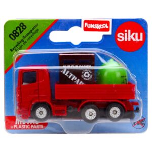 Siku Funskool Recycling Transporter - Red-3551