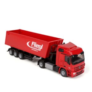 Siku Die Cast Lorry With Trough Tipper - Red-0