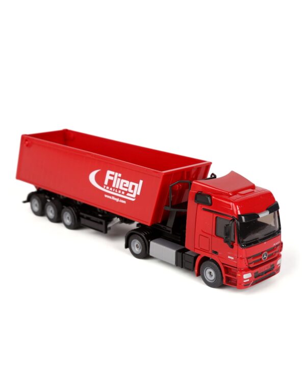 Siku Die Cast Lorry With Trough Tipper - Red-0