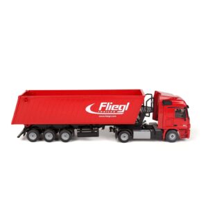 Siku Die Cast Lorry With Trough Tipper - Red-3384