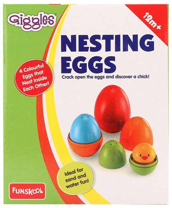 Giggles Nesting Eggs - Multi Color-3624