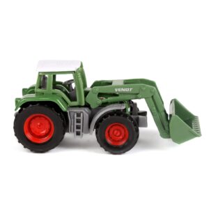 Siku Die Cast Fendt Tractor With front Loader - Green-3408