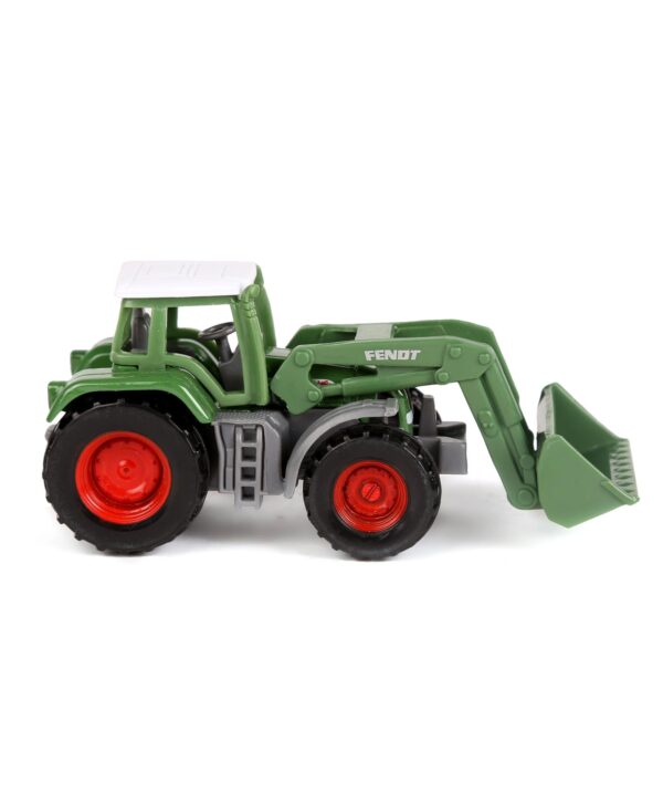 Siku Die Cast Fendt Tractor With front Loader - Green-3408