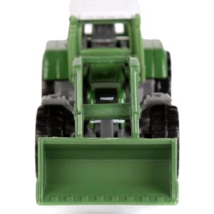 Siku Die Cast Fendt Tractor With front Loader - Green-3409