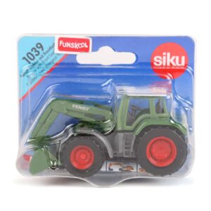 Siku Die Cast Fendt Tractor With front Loader - Green-3412