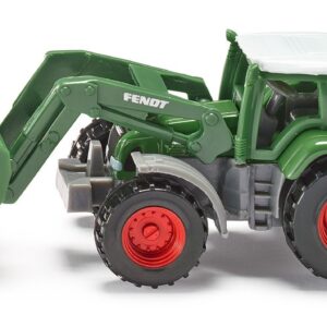 Siku Die Cast Fendt Tractor With front Loader - Green-3413