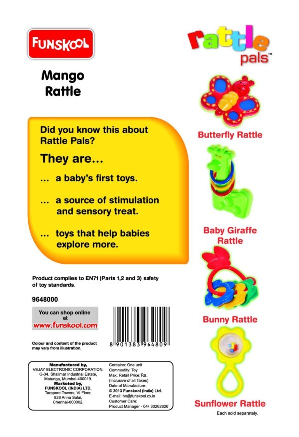 Giggles Mango Rattle-3640