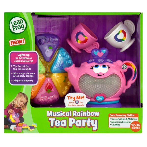 Leap Frog Rainbow Tea Set - 10 Pieces-3606