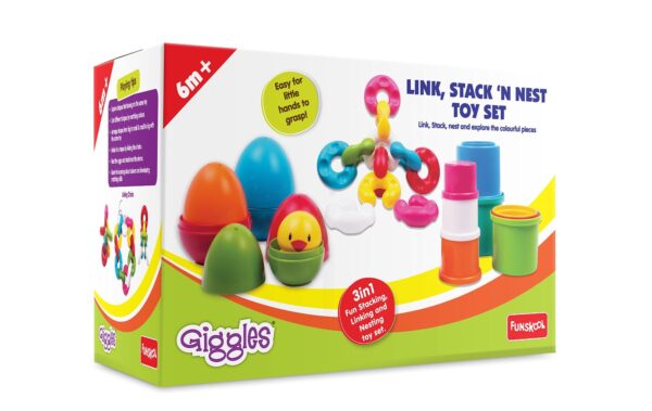 Giggles Link - Stack and Nest Toy Set-0