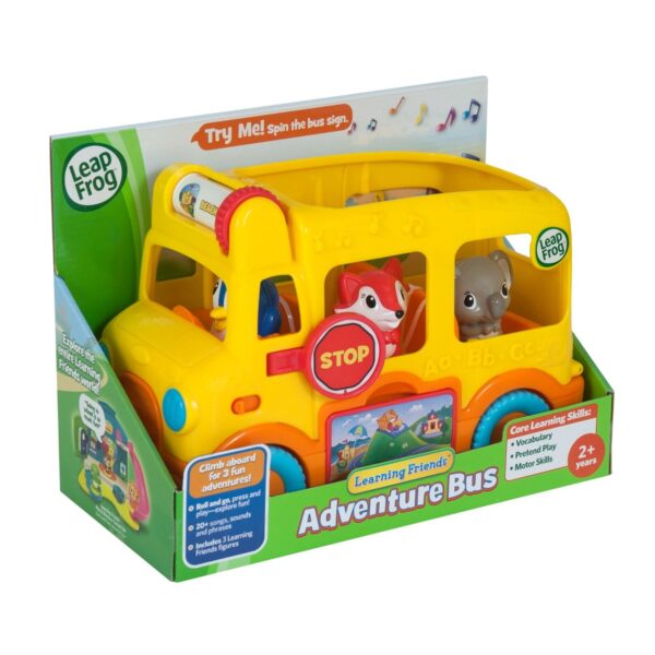 Leap Frog Learning Friends Adventure Bus - Yellow-3602