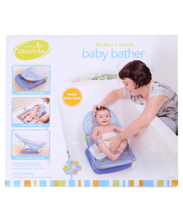 Mastela Baby Bather Sea Animals Print - Blue-3670